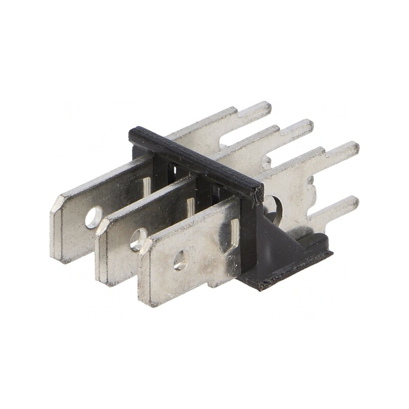 Conector Spadă 6,3mm 0,8mm THT Alamă Cositorit 500V | Electronic-mag.ro | Componente Electronice