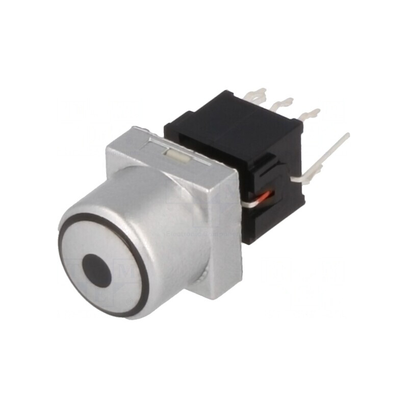 Comutator Tastatură DPDT Argintiu cu LED | Electronic-mag.ro | Componente Electronice