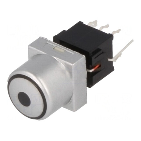 Comutator Tastatură DPDT Argintiu cu LED | Electronic-mag.ro | Componente Electronice