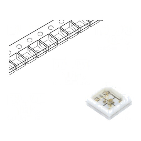 LED UV-A UV-C 30mA 120° 265-410nm | Electronic-mag.ro | Componente Electronice