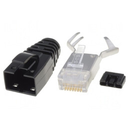 Mufă RJ45 Ecranată 8p8c IDC Crimpată | Electronic-mag.ro | Componente Electronice
