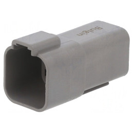 Conector cablu-cablu PX0 6 pini gri IP68 | Electronic-mag.ro | Componente Electronice