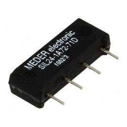 Releu senzor reed SPST-NO 24VDC 1,25A 200VDC | Electronic-mag.ro | Componente Electronice