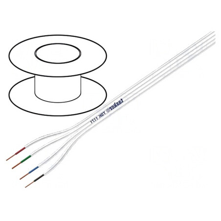Cablu electric 4x0,5mm2 100m | Electronic-mag.ro | Componente Electronice