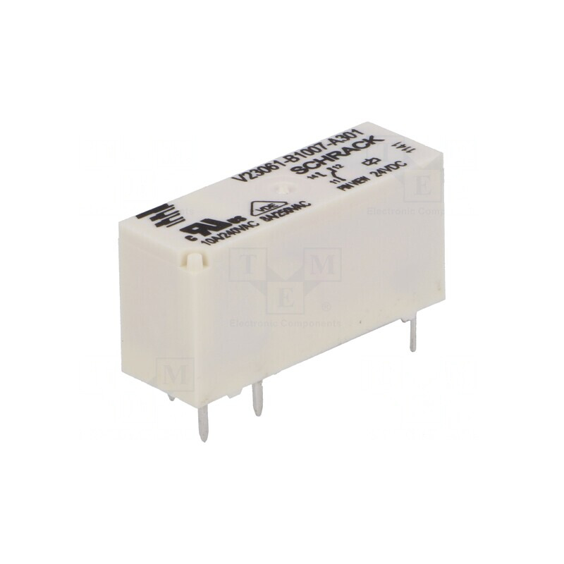 Releu electromagnetic SPDT 24VDC 8A THT | Electronic-mag.ro | Componente Electronice