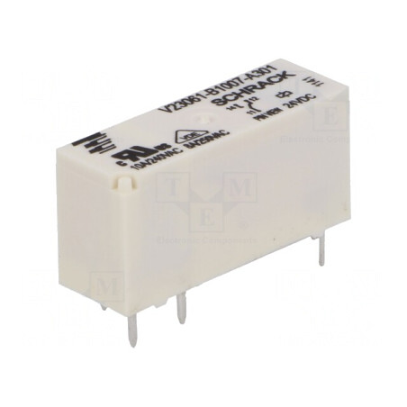Releu electromagnetic SPDT 24VDC 8A THT | Electronic-mag.ro | Componente Electronice