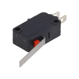 Microîntrerupător 5A/250VAC cu manetă SPDT | Electronic-mag.ro | Componente Electronice