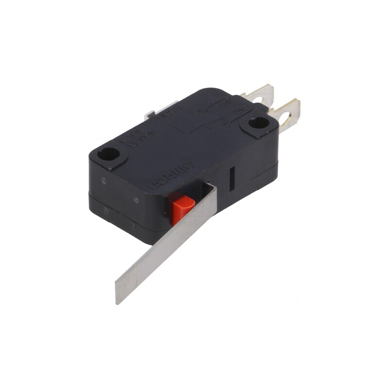Microîntrerupător 5A/250VAC cu manetă SPDT | Electronic-mag.ro | Componente Electronice