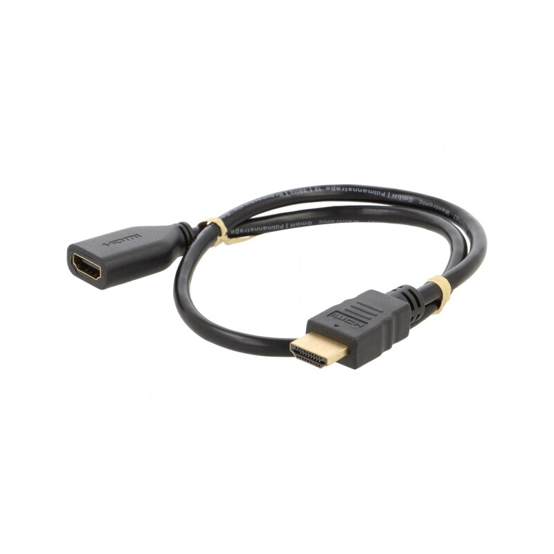 Cablu HDMI 2.0 HDCP 2.2 0.5m Negru | Electronic-mag.ro | Componente Electronice Cablu HDMI 2.0 HDCP 2.2 0.5m Negru | Electronic-mag.ro | Componente Electronice