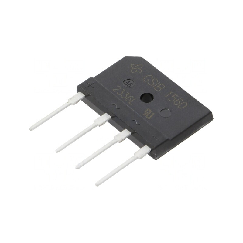 Punte Redresoare Monofazată 600V 15A | Electronic-mag.ro | Componente Electronice