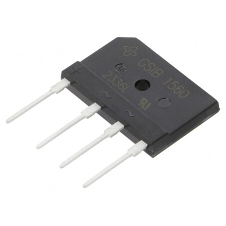 Punte Redresoare Monofazată 600V 15A | Electronic-mag.ro | Componente Electronice