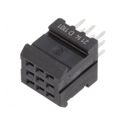 Conector PCB-PCB Mamă 9 PIN THT 10,16mm | Electronic-mag.ro | Componente Electronice