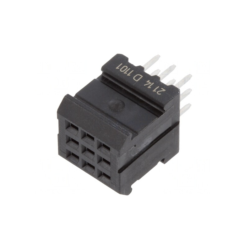 Conector PCB-PCB Mamă 9 PIN THT 10,16mm | Electronic-mag.ro | Componente Electronice