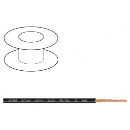 Cablu electric negru 10mm² 100m | Electronic-mag.ro | Componente Electronice