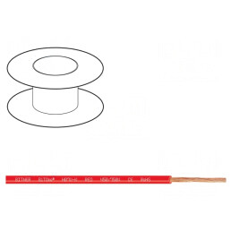 Cablu electric BiTOne H07V-K 10mm2 PVC roșu 100m | Electronic-mag.ro | Componente Electronice