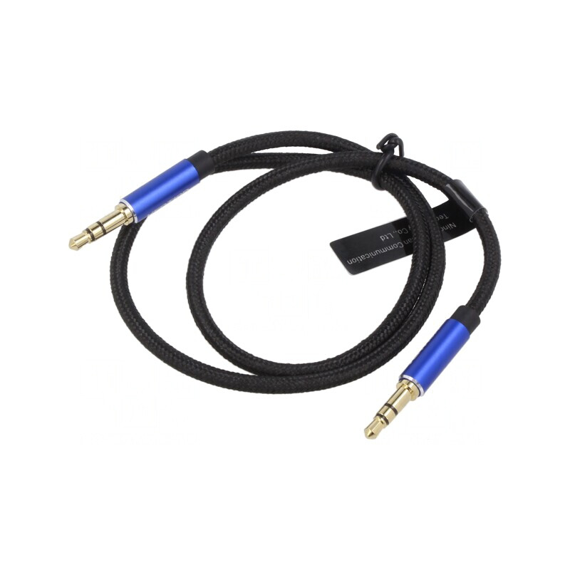 Cablu Audio Jack 3,5mm 3pin 0,5m Negru | Electronic-mag.ro | Componente Electronice