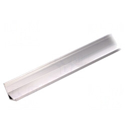 Profi Profil Aluminiu pentru Module LED Natural 1m | Electronic-mag.ro | Componente Electronice