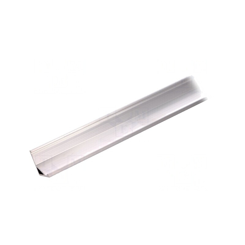 Profi Profil Aluminiu pentru Module LED Natural 1m | Electronic-mag.ro | Componente Electronice