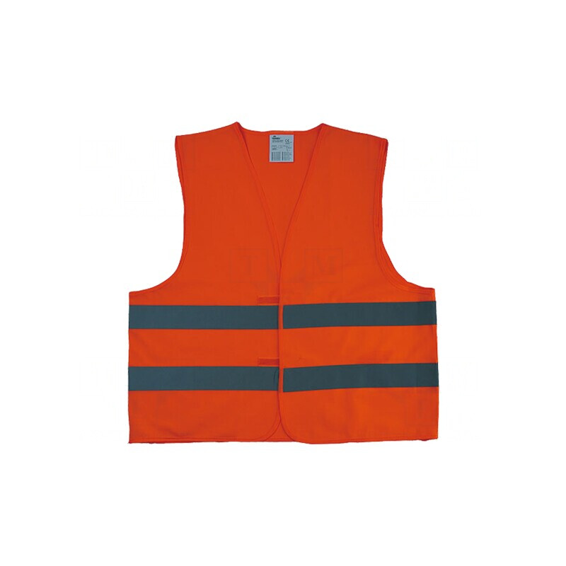 Vestă Reflectorizantă Portocaliu-Negru de Avertizare | Electronic-mag.ro | Componente Electronice