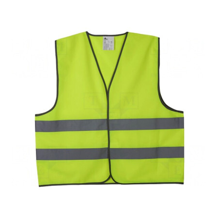 Vestă Reflectorizantă Galbenă de Siguranță | Electronic-mag.ro | Componente Electronice