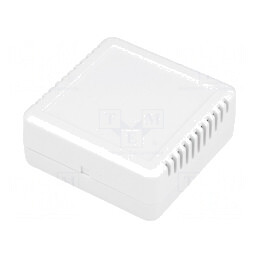 Carcasă Universală Ventilată ABS 75.8mm x 75.8mm x 30mm | Electronic-mag.ro | Componente Electronice