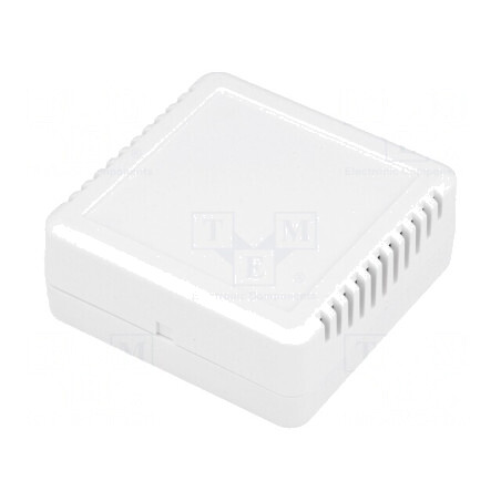Carcasă Universală Ventilată ABS 75.8mm x 75.8mm x 30mm | Electronic-mag.ro | Componente Electronice