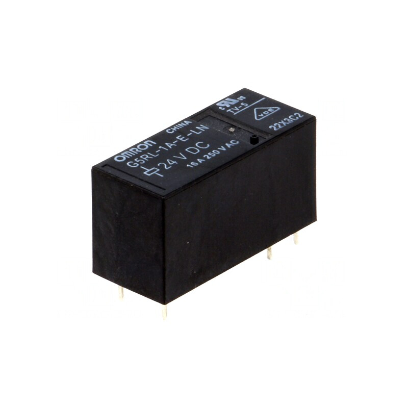 Releu Electromagnetic SPST-NO 24VDC 16A 250VAC PCB | Electronic-mag.ro | Componente Electronice