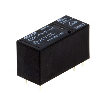 Releu Electromagnetic SPST-NO 24VDC 16A 250VAC PCB | Electronic-mag.ro | Componente Electronice