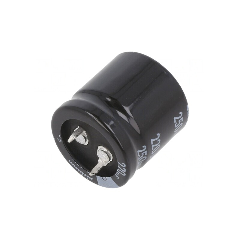 Condensator Electrolitic SNAP-IN 220uF 250VDC 25x25mm 20% | Electronic-mag.ro | Componente Electronice