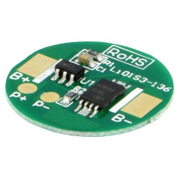 Protecție PCB Li-Ion 2,5A 3,6V 18,5mm