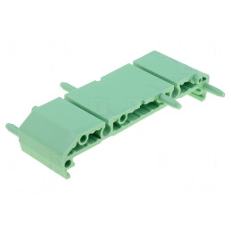 Mâner Poliamidă Verde 77x22,5mm pentru Șină DIN | Electronic-mag.ro | Componente Electronice