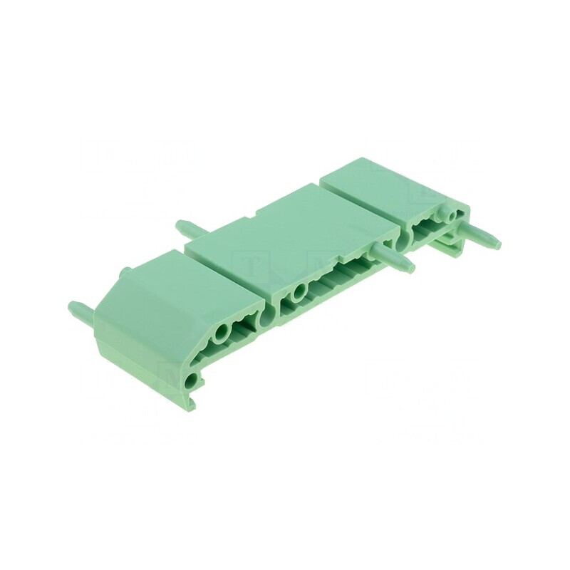 Mâner Poliamidă Verde 77x22,5mm pentru Șină DIN | Electronic-mag.ro | Componente Electronice