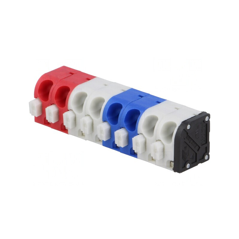 Regletă PCB unghi 45° 8 piste 5mm 0,75mm2 | Electronic-mag.ro | Componente Electronice
