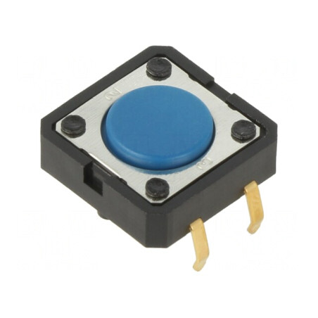 Microîntrerupător TACT SPST-NO 0,05A 24VDC THT | Electronic-mag.ro | Componente Electronice