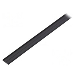 Profil aluminiu negru pentru module LED 1m | Electronic-mag.ro | Componente Electronice