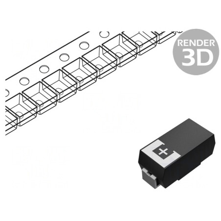 Condensator tantal-polimer 100uF 16V SMD | Electronic-mag.ro | Componente Electronice