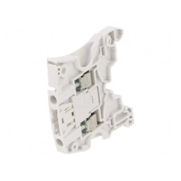 Conector de Șine 0,2-4mm2 Gri 2 Borne 5,2mm | Electronic-mag.ro | Componente Electronice