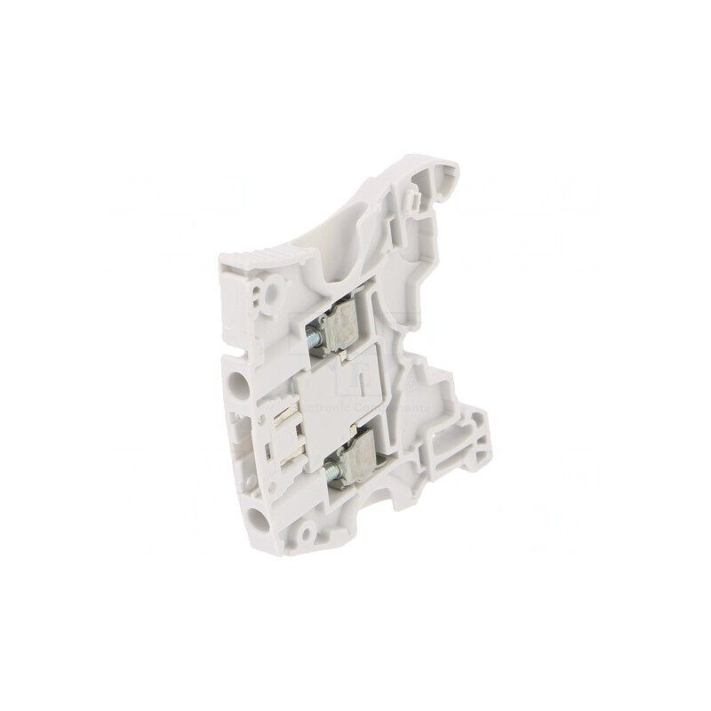 Conector de Șine 0,2-4mm2 Gri 2 Borne 5,2mm | Electronic-mag.ro | Componente Electronice