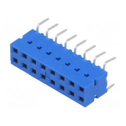 Conector PCB Mamă Dubox 2,54mm 16-PIN THT Aurit | Electronic-mag.ro | Componente Electronice