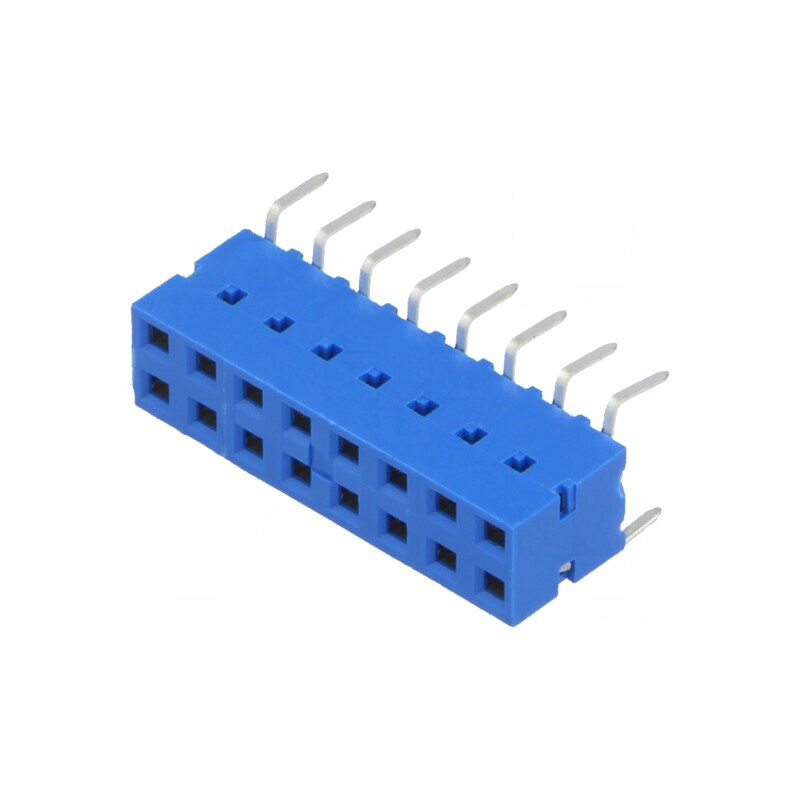 Conector PCB Mamă Dubox 2,54mm 16-PIN THT Aurit | Electronic-mag.ro | Componente Electronice