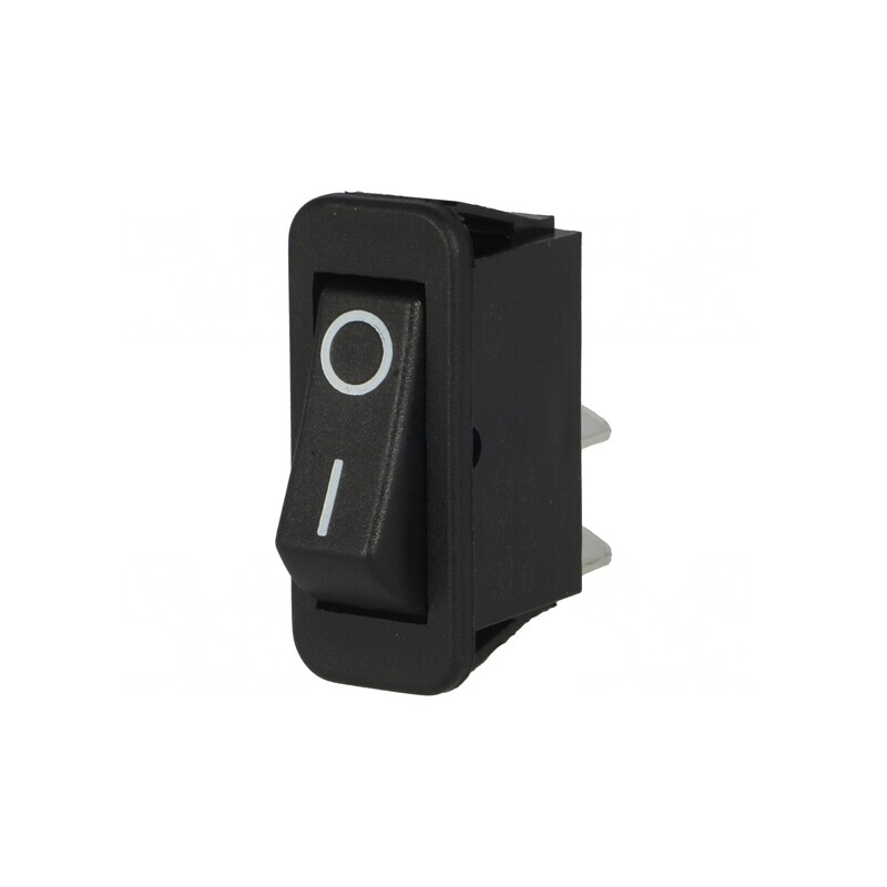 Rocker Switch SPST ON-OFF 16A 250V Black | Electronic-mag.ro | Componente Electronice
