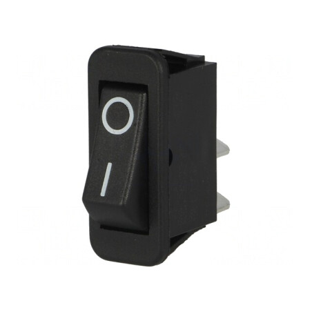 Rocker Switch SPST ON-OFF 16A 250V Black | Electronic-mag.ro | Componente Electronice