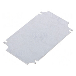 Placă de montare oțel 66x108x1.5mm | Electronic-mag.ro | Componente Electronice