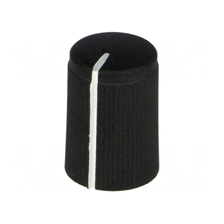 Buton rotativ cu indicator aluminiu-plastic Ø 6mm 10x15mm | Electronic-mag.ro | Componente Electronice