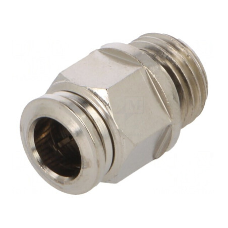 Racord Push-in Simplu Alamă Nichelată 1/4" | Electronic-mag.ro | Componente Electronice