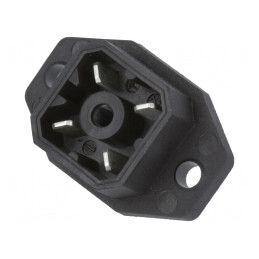 Conector dreptunghiular G 4 pini cositorit IP65 | Electronic-mag.ro | Componente Electronice