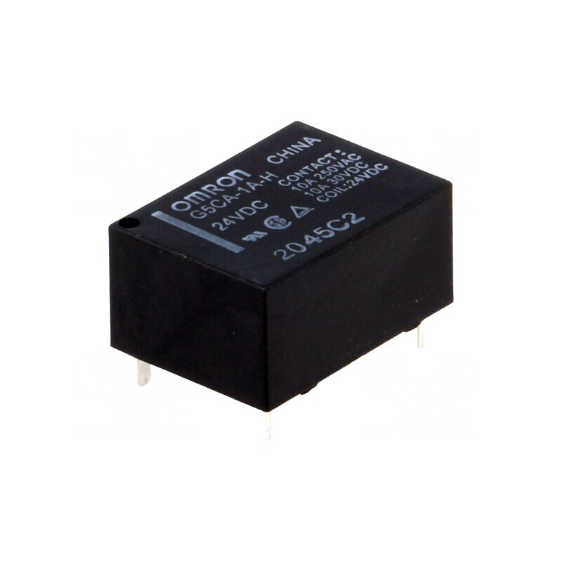 Releu Electromagnetic 24VDC 10A 250VAC PCB | Electronic-mag.ro | Componente Electronice