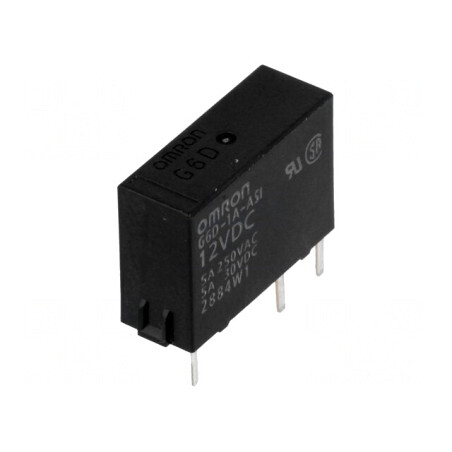 Releu Electromagnetic 12VDC 5A SPST-NO | Electronic-mag.ro | Componente Electronice