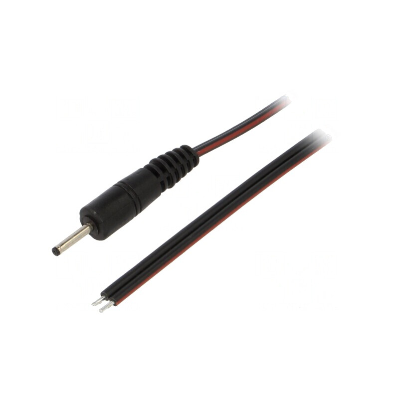 Cablu Alimentare DC Negru 0,5m 2x0,75mm2 | Electronic-mag.ro | Componente Electronice