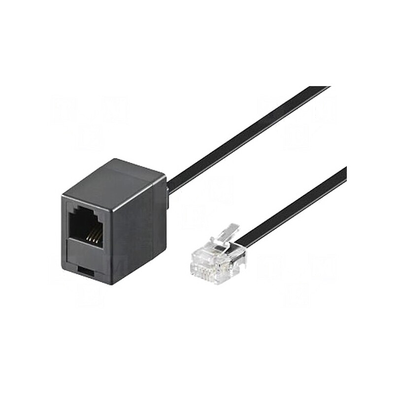 Cablu Telefon RJ11 6m Negru | Electronic-mag.ro | Componente Electronice Cablu Telefon RJ11 6m Negru | Electronic-mag.ro | Componente Electronice